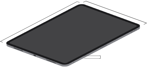 Dimensiones del iPad Pro de 13 pulgadas